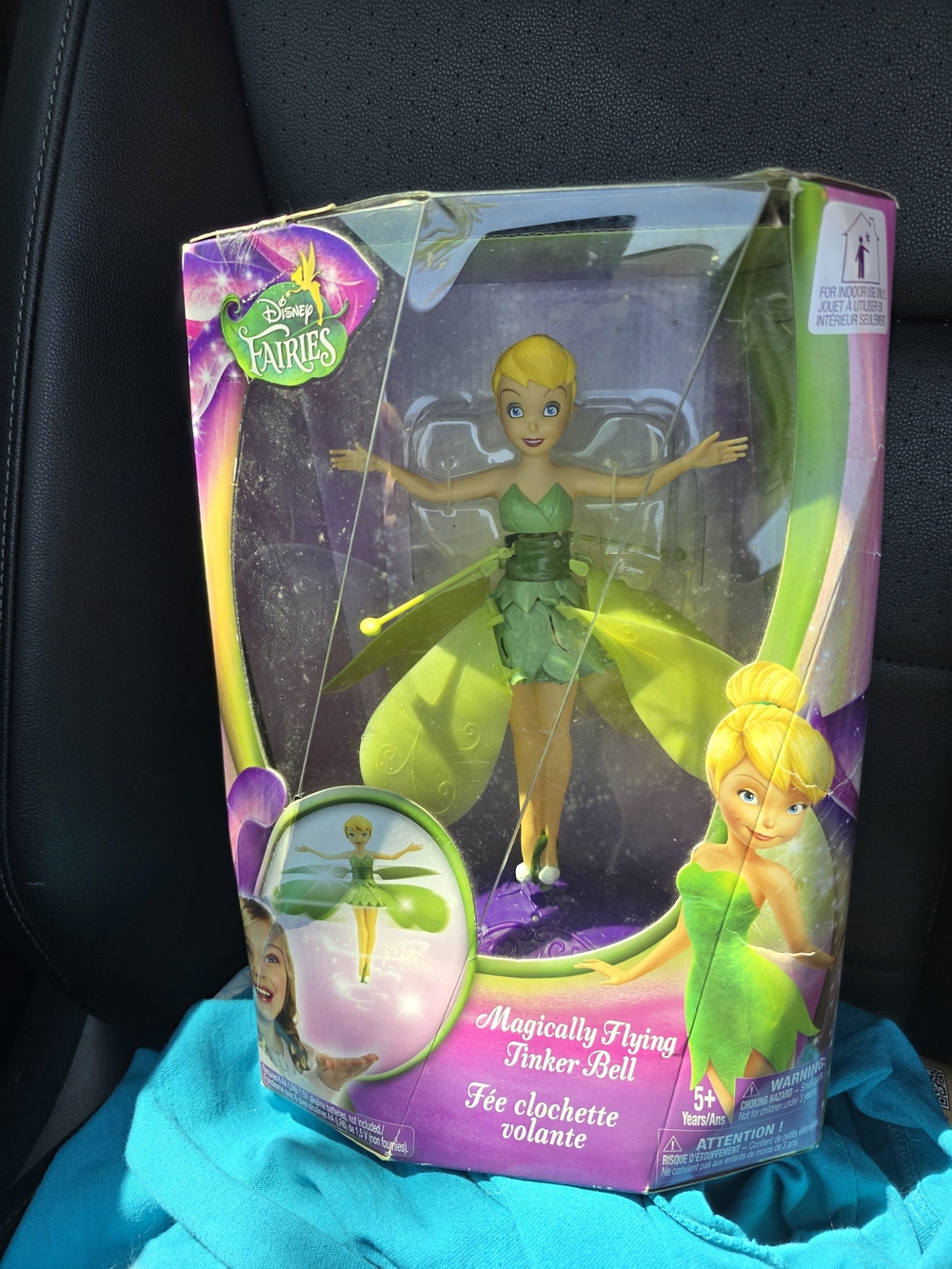 Disney Fairies Flutterbye Magic Flying Tinkerbell, Damaged Box